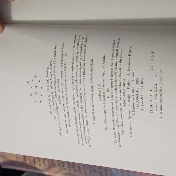 Harry Potter and the Chamber of Secrets hardcover book - Picture 3 of 7